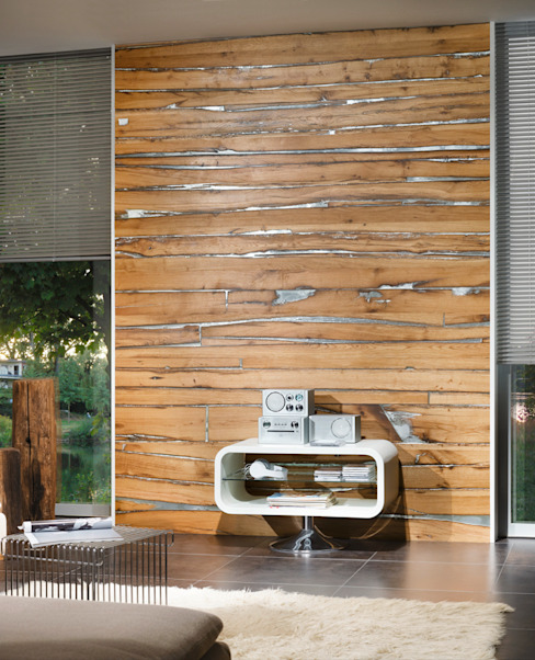 如何在装饰中充分利用木材板材与墙纸的组合效果 如何在装饰中充分利用木材板材与墙纸的组合效果